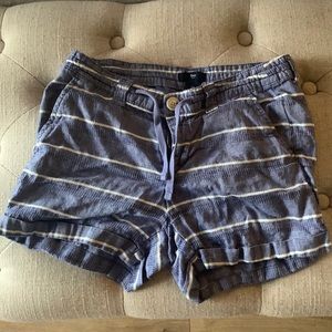 Blue and white style shorts
